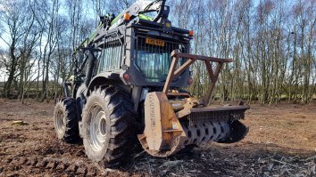 Mulcher used for efficient vegetation clearance